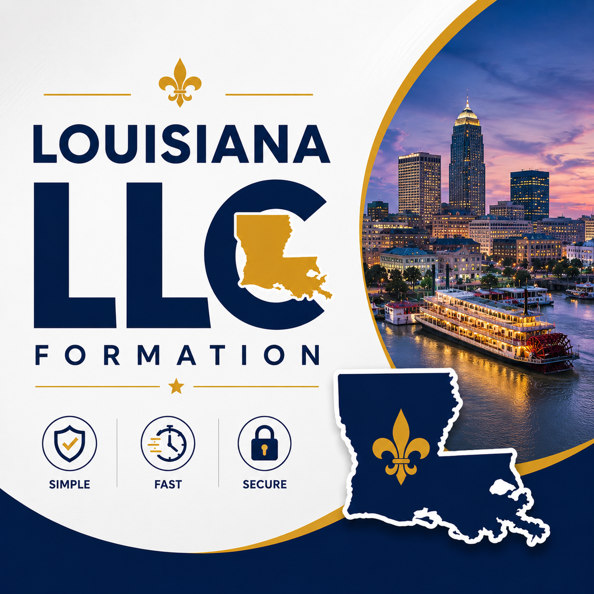 Louisiana LLC Formation, Simplified