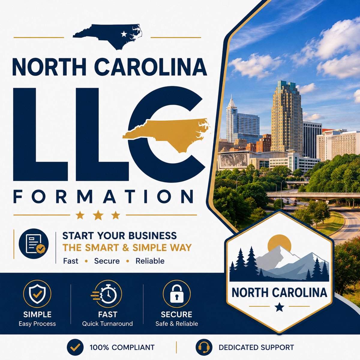 Form in North Carolina Focus on Growth.