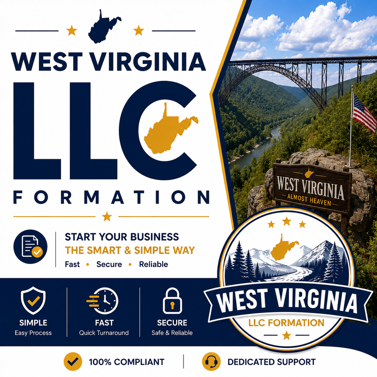 Your Business Journey Starts With an West Virginia LLC