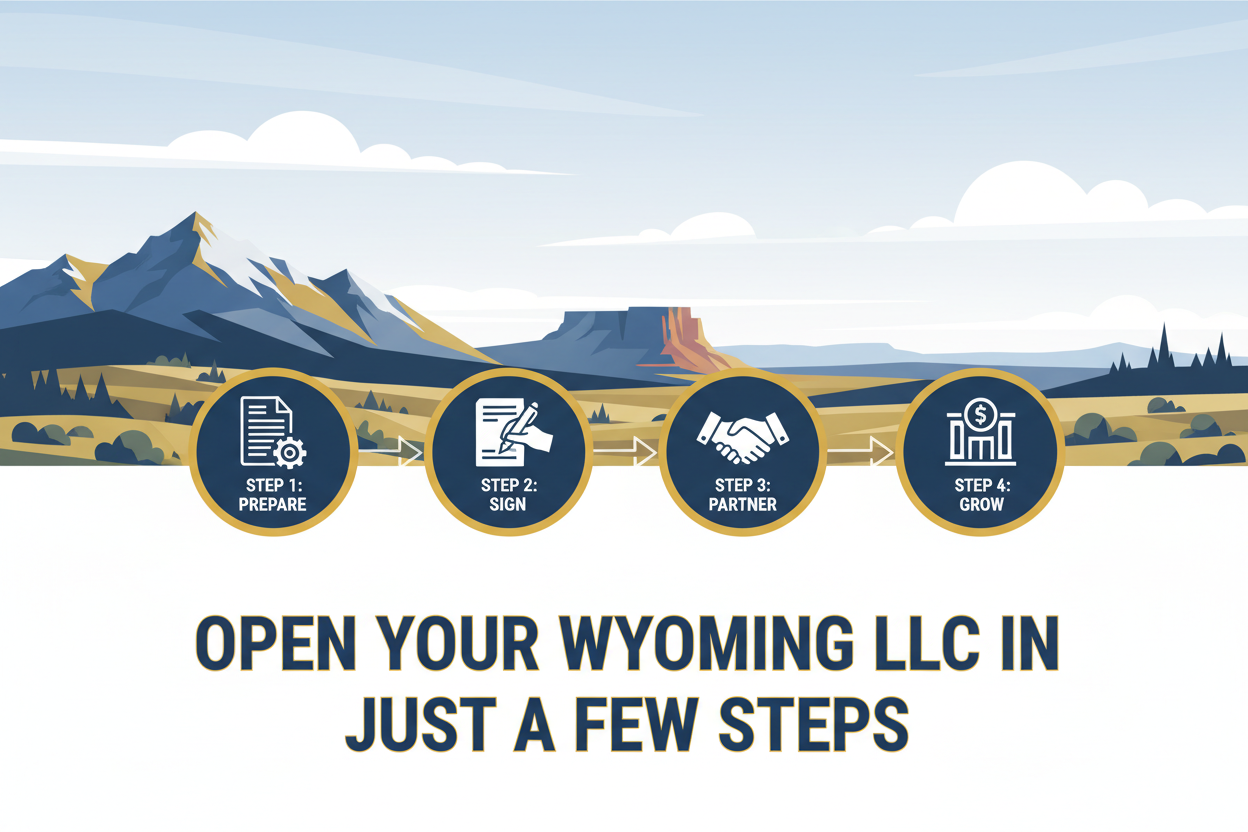 Open Your Wyoming LLC in Just a Few Steps